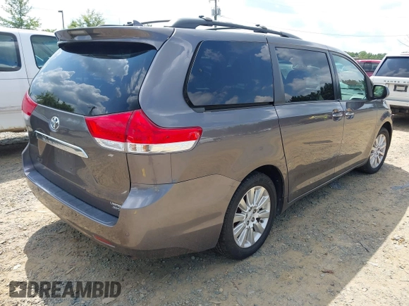 2011 Toyota Sienna XLE with VIN 5TDDK3DC2BS001541, listed as a IAAI auction lot 42731870 with 288,853 mi miles and . Bid and sale history available at DreamBid. Image 4.
