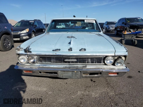 1966 Chevrolet El Camino z VIN 136806Z119763, wystawiony jako Copart lot #84920444 z przebiegiem 249 999 mil mil oraz Szkoda całkowita • Salvage title. Historia ofert i sprzedaży dostępna na DreamBid. Obrazek 5.