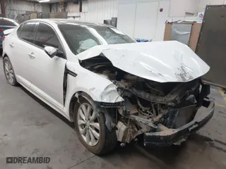 2015 Kia Optima EX with VIN 5XXGN4A76FG501629, listed as a IAAI auction lot 41622464 with 82,455 mi miles. Bid and sale history available at carsss.com. Image 1.