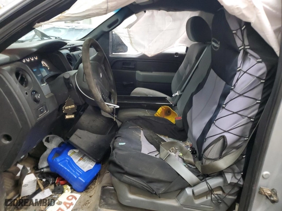 2013 Ford F-150 XL with VIN 1FTNF1EF1DKF15607, listed as a Copart auction lot 82868284 with 206,015 mi miles and Salvage Title. Bid and sale history available at carsss.com. Image 7.