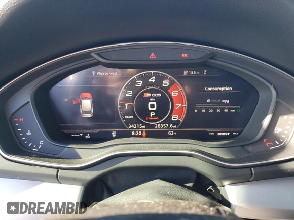 2019 Audi SQ5 Premium Plus with VIN WA1B4AFY5K2033996, listed as a Copart auction lot 78657034 with 34,215 mi miles and Salvage Title. Bid and sale history available at DreamBid. Image 9.