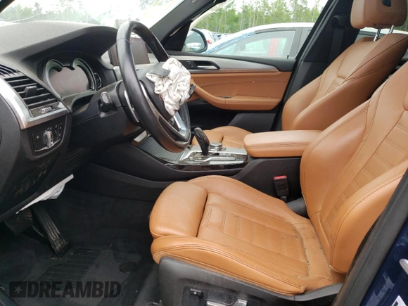 2019 BMW X3 xDrive30i with VIN 5UXTR9C5XKLD93135, listed as a Copart auction lot 62034204 with 0 mi miles and Salvage Title. Bid and sale history available at carsss.com. Image 7.