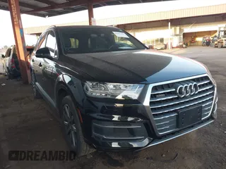2018 Audi Q7 Premium Plus with VIN WA1LHAF71JD035974, listed as a IAAI auction lot 41601250 with 50,792 mi miles. Bid and sale history available at carsss.com. Image 1.