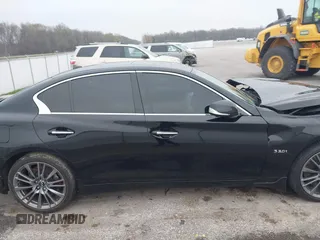 2018 Infiniti Q50 Red Sport 400 with VIN JN1FV7ARXJM480160, listed as a IAAI auction lot 41994848 with 71,346 mi miles and . Bid and sale history available at DreamBid. Image 13.