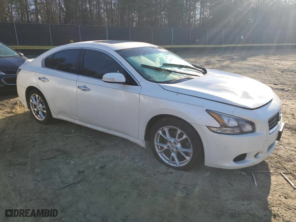2014 Nissan Maxima 3.5 SV w/Sport Pkg with VIN 1N4AA5AP8EC478317, listed as a Copart auction lot 43214825 with 0 mi miles and Salvage Title. Bid and sale history available at carsss.com. Image 4.