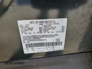2016 Ford Explorer XLT z VIN 1FM5K8DH3GGB23710, wystawiony jako Copart lot #83703234 z przebiegiem Nie podano mil oraz Szkoda całkowita • Salvage title. Historia ofert i sprzedaży dostępna na DreamBid. Obrazek 15.