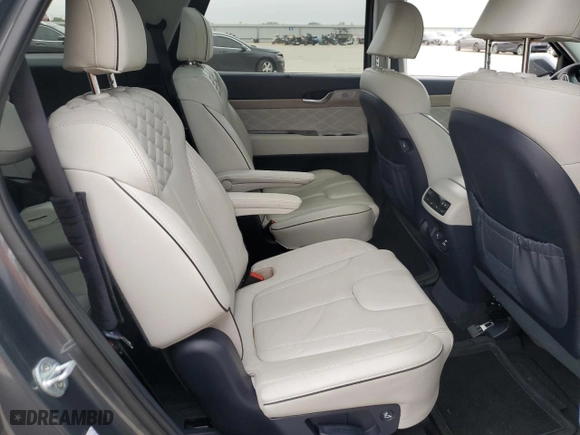2022 Hyundai Palisade Calligraphy with VIN KM8R74HE9NU392255, listed as a Copart auction lot 79751784 with 48,512 mi miles and Salvage Title. Bid and sale history available at carsss.com. Image 10.