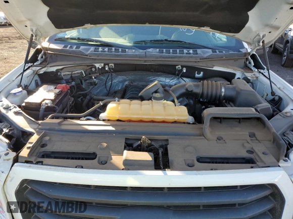 2016 Ford F-150 XL with VIN 1FTEX1CF3GKD97614, listed as a Copart auction lot 80098174 with 33,837 mi miles and Salvage Title. Bid and sale history available at carsss.com. Image 11.