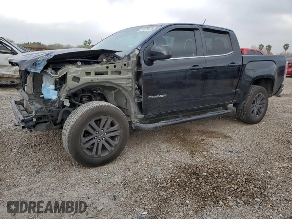 2020 GMC Canyon 2WD SLE with VIN 1GTG5CENXL1247286, listed as a Copart auction lot 44579615 with 54,364 mi miles and Salvage Title. Bid and sale history available at carsss.com. Image 1.