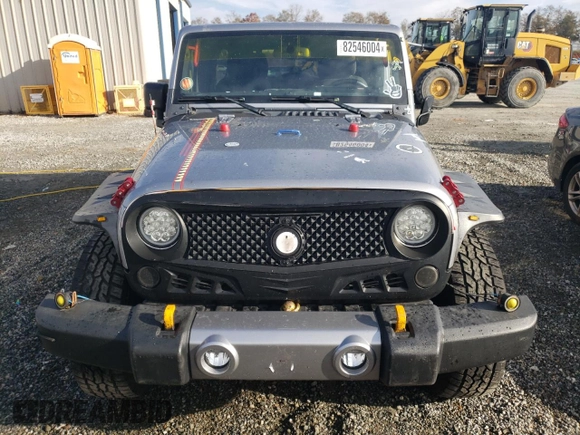 2018 Jeep Wrangler JK Unlimited Altitude with VIN 1C4BJWEGXJL936447, listed as a Copart auction lot 82546004 with 150,053 mi miles and Salvage Title. Bid and sale history available at carsss.com. Image 5.