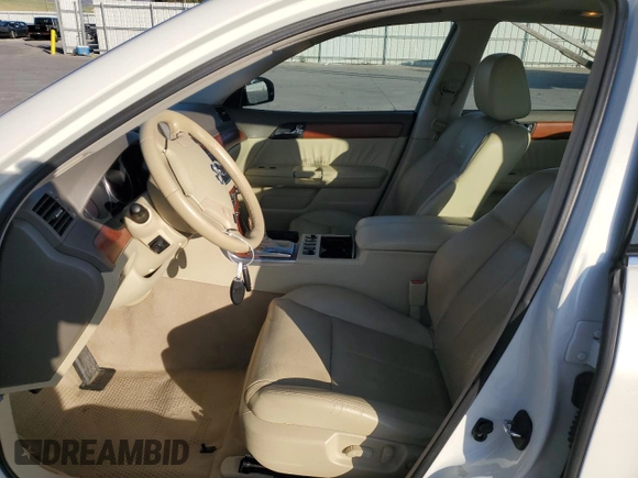 2007 Infiniti M x with VIN JNKAY01F67M460331, listed as a Copart auction lot 54902335 with 142,566 mi miles and Salvage Title. Bid and sale history available at DreamBid. Image 7.