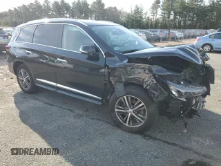 2019 Infiniti QX60 Luxe with VIN 5N1DL0MM1KC519125, listed as a Copart auction lot 49373635 with 71,673 mi miles and Salvage Title. Bid and sale history available at DreamBid. Image 4.