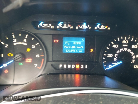 2017 Ford F-150 XL with VIN 1FTFX1EF8HKD34527, listed as a Copart auction lot 86733584 with 123,391 mi miles and Salvage Title. Bid and sale history available at carsss.com. Image 9.