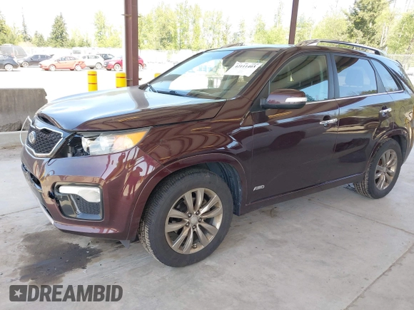 2011 Kia Sorento SX with VIN 5XYKWDA23BG120760, listed as a IAAI auction lot 42111403 with 119,666 mi miles. Bid and sale history available at carsss.com. Image 18.