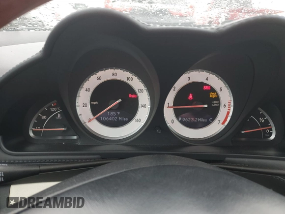 2009 Mercedes-Benz SL 550 с VIN WDBSK71F39F152619, выставлен на аукционе Copart как лот 43771145 с пробегом 106 402 миль миль и Списание • Salvage title. История ставок и продаж доступна на DreamBid. Изображение 9.