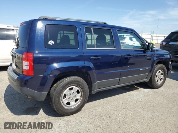 2013 Jeep Patriot Sport z VIN 1C4NJPBAXDD272247, wystawiony jako Copart lot #60102925 z przebiegiem 156 579 mil mil oraz Szkoda całkowita • Salvage title. Historia ofert i sprzedaży dostępna na DreamBid. Obrazek 3.