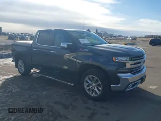 2019 Chevrolet Silverado 1500 LTZ with VIN 1GCUYGED2KZ244746, listed as a IAAI auction lot 41424769 with 38,467 mi miles and . Bid and sale history available at DreamBid. Image 1.
