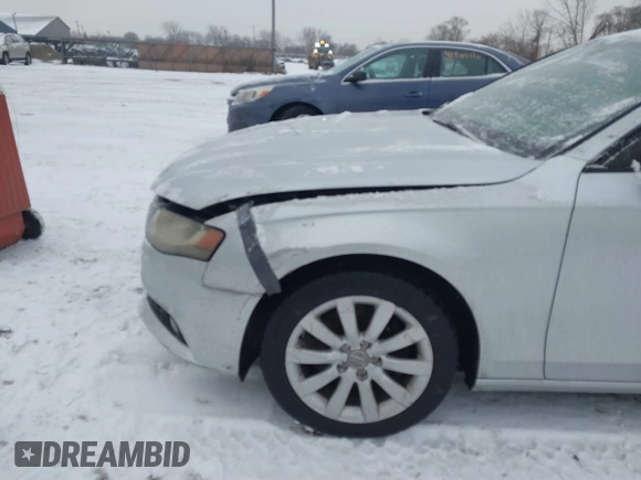 2012 Audi A4 2.0T Premium with VIN WAUAFAFL4CA119840, listed as a IAAI auction lot 41401233 with 75,545 mi miles. Bid and sale history available at carsss.com. Image 12.