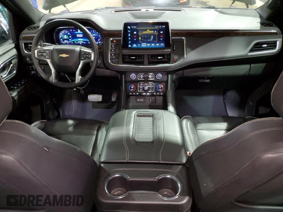 2023 Chevrolet Suburban Premier with VIN 1GNSKFKD3PR255115, listed as a Copart auction lot 52940585 with 65,453 mi miles and Clean Title. Bid and sale history available at DreamBid. Image 8.