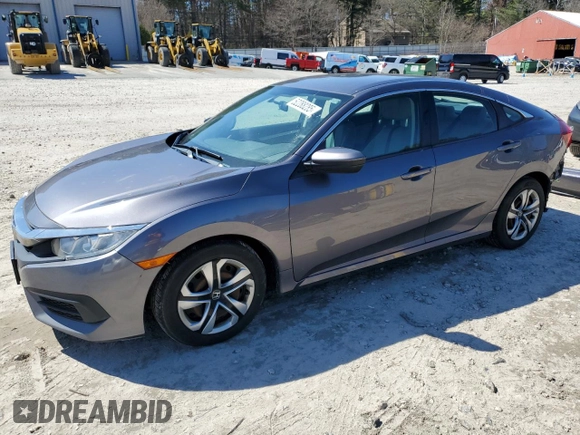 2016 Honda Civic Sedan LX with VIN 19XFC2F56GE205291, listed as a Copart auction lot 52288285 with 120,538 mi miles and Salvage Title. Bid and sale history available at carsss.com. Image 1.