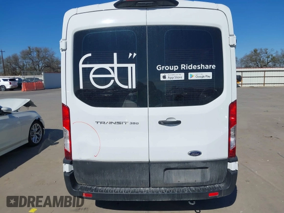 2024 Ford Transit Passenger XL with VIN 1FBAX2C89PKB52360, listed as a IAAI auction lot 41381594 with 43,067 mi miles and . Bid and sale history available at DreamBid. Image 16.