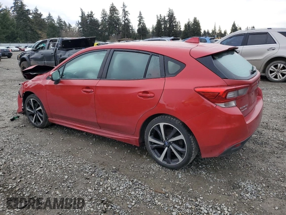 2021 Subaru Impreza Special Sports with VIN 4S3GTAJ62M1700939, listed as a Copart auction lot 46286945 with 35,361 mi miles and Salvage title. Bid and sale history available at DreamBid. Image 2.
