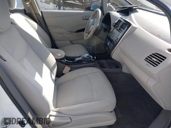2013 Nissan LEAF SL with VIN 1N4AZ0CP0DC406230, listed as a IAAI auction lot 42181829 with 67,213 mi miles and . Bid and sale history available at DreamBid. Image 5.