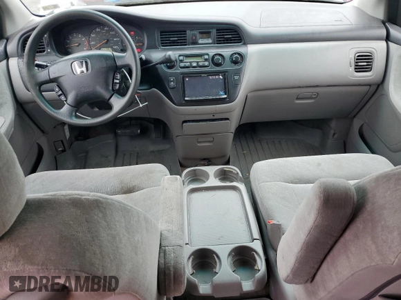2003 Honda Odyssey EX z VIN 5FNRL18603B008148, wystawiony jako Copart lot #60669825 z przebiegiem 128 115 mil mil oraz Czysty tytuł • Clean title. Historia ofert i sprzedaży dostępna na DreamBid. Obrazek 8.