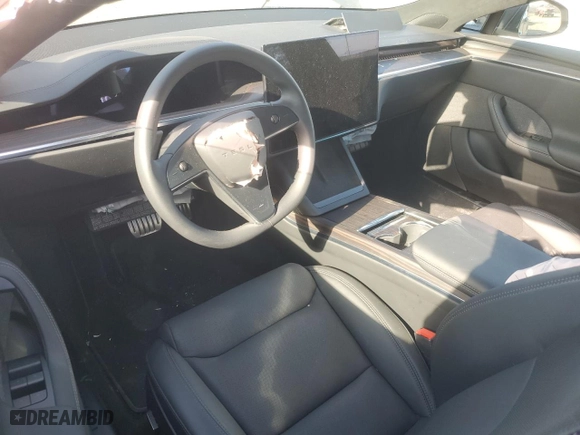 2024 Tesla Model S with VIN 5YJSA1E57RF545269, listed as a Copart auction lot 87419784 with 0 mi miles and Salvage Title. Bid and sale history available at carsss.com. Image 8.