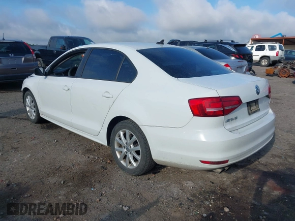 2015 Volkswagen Jetta SE with VIN 3VWD17AJ6FM321669, listed as a IAAI auction lot 42447948 with 143,796 mi miles and . Bid and sale history available at DreamBid. Image 3.