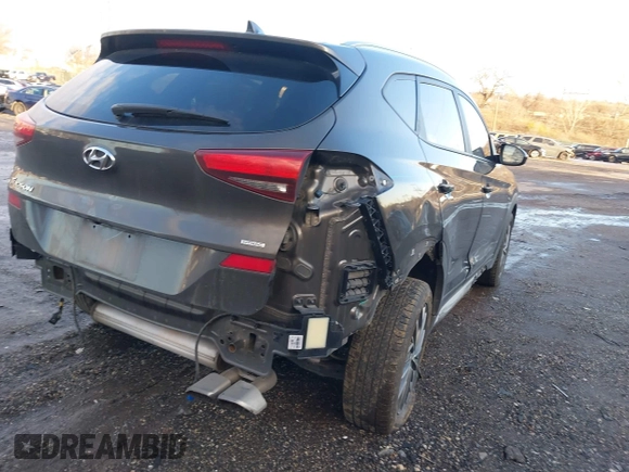 2019 Hyundai Tucson Ultimate with VIN KM8J3CALXKU070862, listed as a IAAI auction lot 41148707 with 88,946 mi miles. Bid and sale history available at carsss.com. Image 17.