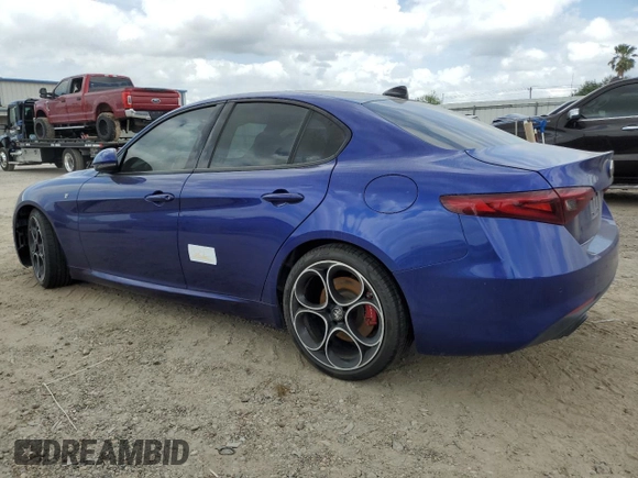 2022 Alfa Romeo Giulia Veloce z VIN ZARFAMBN1N7655182, wystawiony jako Copart lot #53200875 z przebiegiem 50 208 mil mil oraz Szkoda całkowita • Salvage title. Historia ofert i sprzedaży dostępna na DreamBid. Obrazek 2.