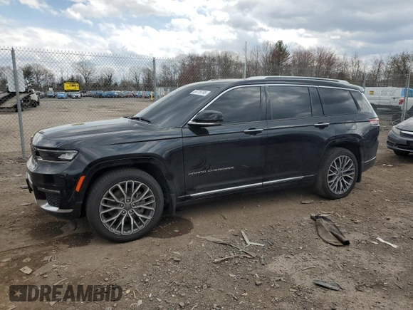 2022 Jeep Grand Cherokee Summit Reserve with VIN 1C4RJKET1N8585411, listed as a Copart auction lot 50728795 with Not provided miles and Salvage title. Bid and sale history available at DreamBid. Image 1.