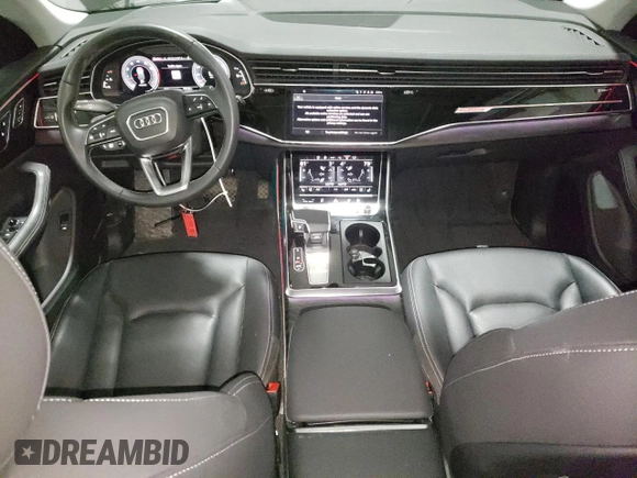 2022 Audi Q8 Prestige z VIN WA1CVBF14ND006470, wystawiony jako Copart lot #52203035 z przebiegiem 13 848 mil mil oraz Czysty tytuł • Clean title. Historia ofert i sprzedaży dostępna na DreamBid. Obrazek 8.