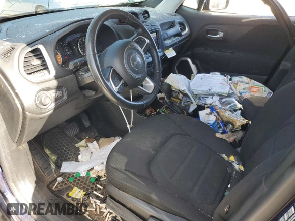 2019 Jeep Renegade Latitude z VIN ZACNJBBB2KPK16147, wystawiony jako Copart lot #56896855 z przebiegiem 47 029 mil mil oraz Szkoda całkowita • Salvage title. Historia ofert i sprzedaży dostępna na DreamBid. Obrazek 8.
