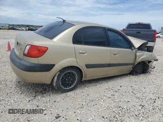 2008 Kia Rio LX with VIN KNADE123586383830, listed as a Copart auction lot 66807804 with 236,377 mi miles and Salvage Title. Bid and sale history available at DreamBid. Image 3.