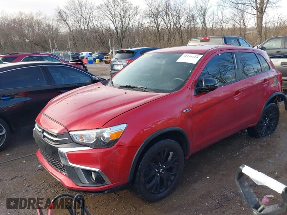 2019 Mitsubishi Outlander Sport ES 2.0 with VIN JA4AP3AU2KU014698, listed as a IAAI auction lot 41199228 with 62,720 mi miles. Bid and sale history available at carsss.com. Image 17.