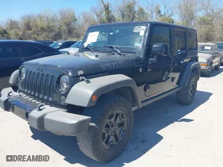 2015 Jeep Wrangler Unlimited Sport with VIN 1C4BJWDG7FL731631, listed as a IAAI auction lot 41841183 with 159,029 mi miles. Bid and sale history available at carsss.com. Image 17.