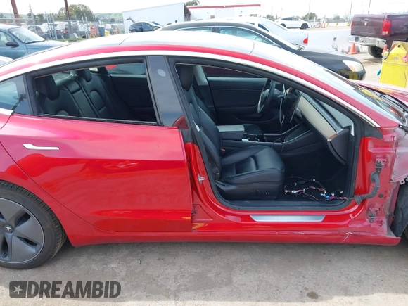 2020 Tesla Model 3 Long Range with VIN 5YJ3E1EB6LF649824, listed as a IAAI auction lot 41766020 with 71,230 mi miles. Bid and sale history available at carsss.com. Image 14.