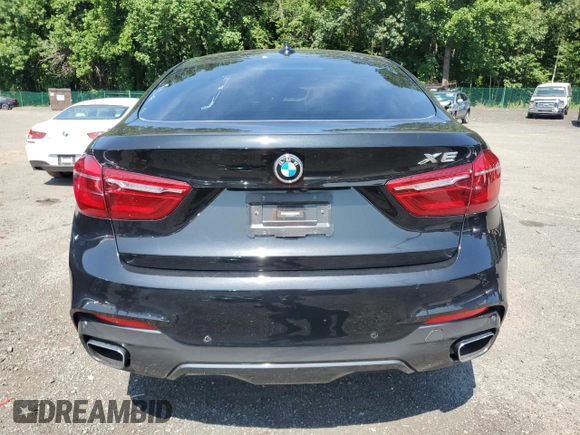 2018 BMW X6 xDrive35i with VIN 5UXKU2C55J0X51191, listed as a Copart auction lot 63567013 with 58,144 mi miles. Bid and sale history available at carsss.com. Image 6.