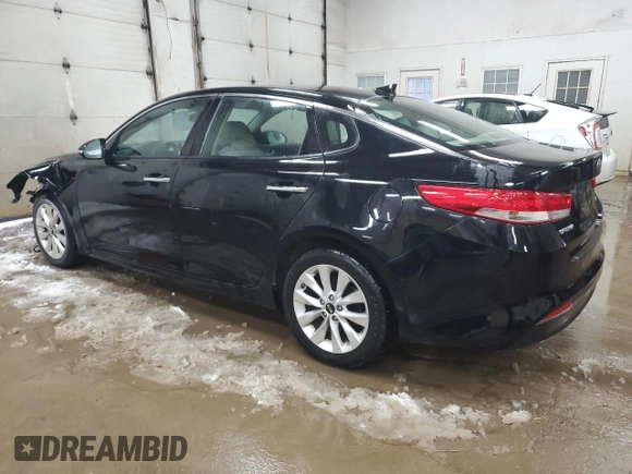 2016 Kia Optima EX with VIN 5XXGU4L32GG079017, listed as a Copart auction lot 45742535 with 85,614 mi miles and Clean Title. Bid and sale history available at carsss.com. Image 2.