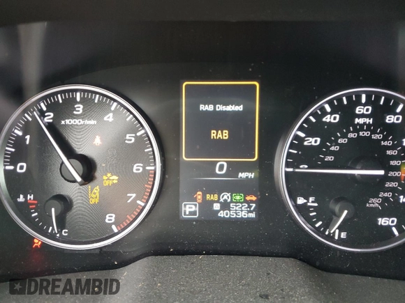 2022 Subaru Outback Limited with VIN 4S4BTANCXN3200958, listed as a Copart auction lot 54152995 with 40,536 mi miles and Salvage title. Bid and sale history available at DreamBid. Image 9.