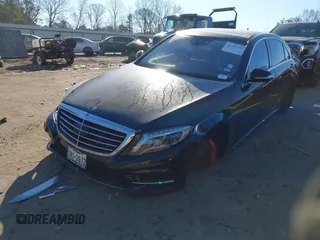 2015 Mercedes-Benz S-Class S 550 with VIN WDDUG8CB0FA077923, listed as a IAAI auction lot 41337033 with 121,957 mi miles. Bid and sale history available at carsss.com. Image 17.