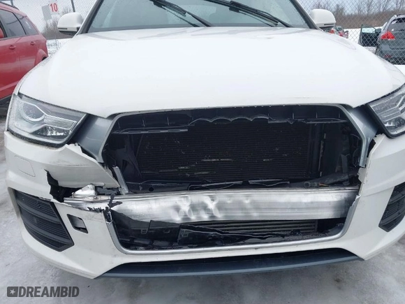 2017 Audi Q3 Premium with VIN WA1BCCFS4HR016424, listed as a IAAI auction lot 41627278 with 60,028 mi miles. Bid and sale history available at carsss.com. Image 6.