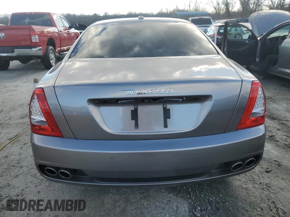 2009 Maserati Quattroporte z VIN ZAMFK39A690044644, wystawiony jako Copart lot #41343985 z przebiegiem 106 624 mil mil oraz Szkoda całkowita • Salvage title. Historia ofert i sprzedaży dostępna na DreamBid. Obrazek 6.