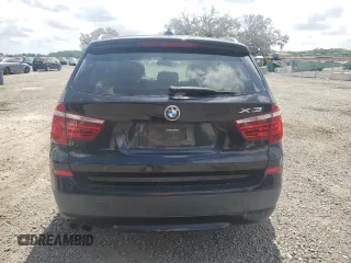 2012 BMW X3 28i with VIN 5UXWX5C56CL723153, listed as a Copart auction lot 52357795 with 93,916 mi miles and Salvage Title. Bid and sale history available at DreamBid. Image 6.