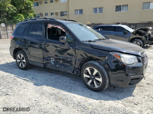 2018 Subaru Forester Premium with VIN JF2SJADC1JH562445, listed as a Copart auction lot 50450705 with 55,063 mi miles and Salvage Title. Bid and sale history available at carsss.com. Image 4.