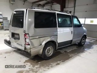 2001 Chevrolet Astro z VIN 1GNEL19W01B143781, wystawiony jako Copart lot #58476275 z przebiegiem 157 888 mil mil oraz Szkoda całkowita • Salvage title. Historia ofert i sprzedaży dostępna na DreamBid. Obrazek 3.