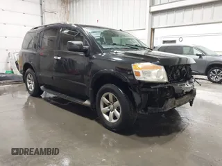 2014 Nissan Armada SV z VIN 5N1AA0NC7EN613369, wystawiony jako IAAI lot #41286273 z przebiegiem 117 283 mil mil oraz . Historia ofert i sprzedaży dostępna na DreamBid. Obrazek 1.