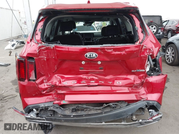 2021 Kia Sorento EX with VIN KNDRH4LGXM5033337, listed as a IAAI auction lot 42141271 with 59,956 mi miles and . Bid and sale history available at DreamBid. Image 6.